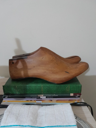 Forma/molde Sapato Antiga Madeira Para Decoração  39 (par)
