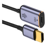 Nfhk Usb-c Tipo C Fuente Hembra A Hdmi Sink Cable Hdtv Para 