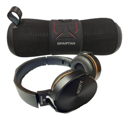Combo: Parlante Spartan Sumergible + Diadema Sony Extra Bass