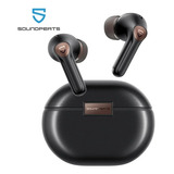 Audífonos Bluetooth Soundpeats Y Air4 Pro Con Cancelación Color Negro Luz Negro