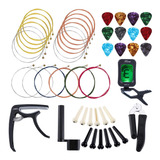 Kit De Cambio De Cuerdas De Guitarra Y Accesorios