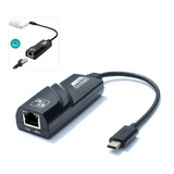 Cabo Adaptador Type-c Para Rj45 Lan Internet Alta Velocidade