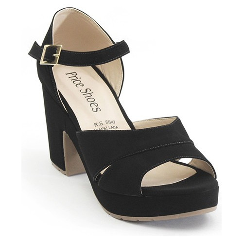 Priceshoes Sandalias Tacones Mujer 322145negro