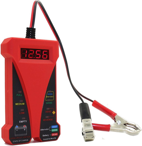 Motopower Mp0514c 12v Tester Voltímetro Disponibilidas Inmed