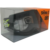 Oculos Goggle 100% Strata 2 Pto/amar Neon Downhill/motocross