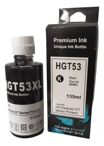 Tinta Negra Gt51xl/53xl Generica Negra Smar Tank 115/315/415