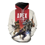 2023 Juego Apex Legends Sudadera Estampada Con Capucha 3d