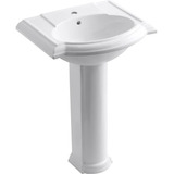 K-2286-1-0 Devonshire - Lavabo De Baño Con Pedestal Con Un S