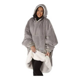 Manta Poncho Sherpa Manta Polar Bata Frazada Polerones Felpa