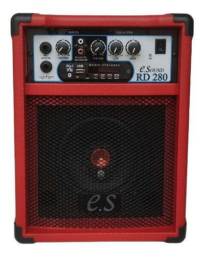 Caixa De Som Amplificada Bluet/mic/guitarra/violão 6'' 40w