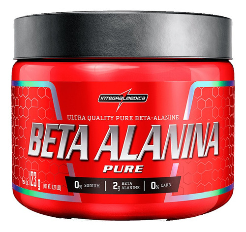 Beta Alanina Pure - 123g Beta Alanina - Integralmedica
