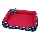  Cama Gg Para Cachorro Grande 95x95 Enchimentos Impermeáveis