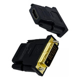 Conector Adaptador Dvi-d O Dvi-i Macho A Hdmi Hembra Fullhd