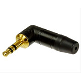 Plug Conector P2 Neutrik Stereo Angulado Gold Ntp3rc-b -loja