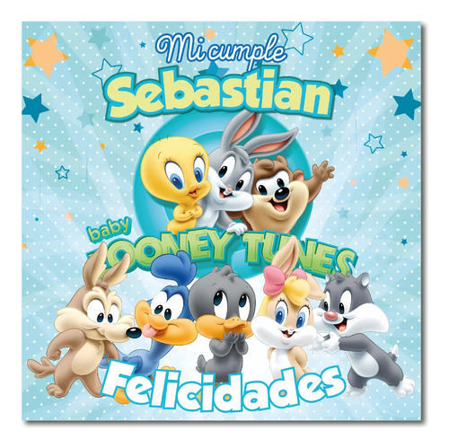 Lona Personalizable Looney Tunes 2 X 2 M Decoración