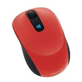 Mouse Inalambrico Por Usb Para Pc Rojo | Microsoft Sculpt