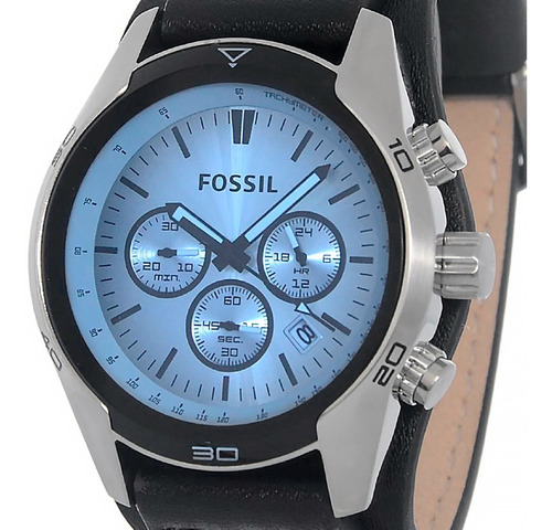 Relógio Fossil Masculino Coachman Ch2564/0kn Bracelete Couro