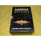 Sopena Multiple, Diccionario Ingles Castellano Y Castellano