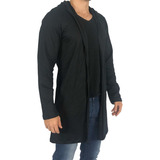 Cardigan Long Casaco Sobretudo Moletom Stylish Escaping