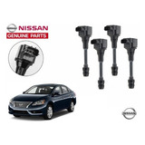 Kit 4 Bobinas De Encendido Nissan Sentra 1.8 2013 Original