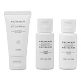 Kit De Viaje Cuidado Facial Niacinamida 3 Piezas Anti-acne