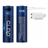 Paquete 2 Pilas/baterias Cldp Aaa Recargables 1800 Mwh Usb