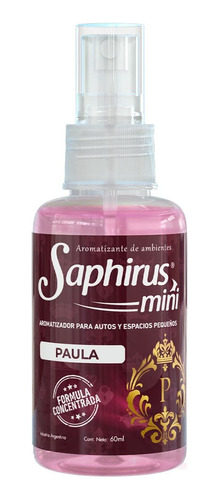 Perfume Aromatizador Fragancias Para Autos Mini Saphirus
