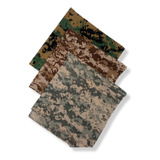  Paliacates Pañuelos 100%algodón Pixelados Militar Pack 3pz 