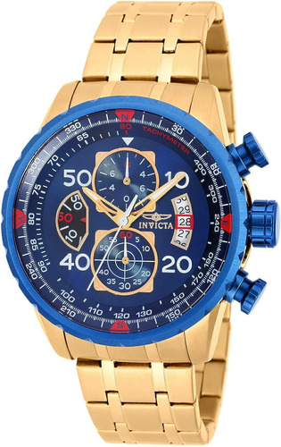 Reloj Invicta 19173  Men's 19173 Aviator Analog Display Gols