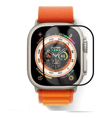 Vidrio Templado Para Smart Watch Dt8 Ultra 49mm Premium 9h