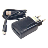 Carregador De Tomada 2 Portas Usb Smart 5.1a Tipo-c -1 Metro