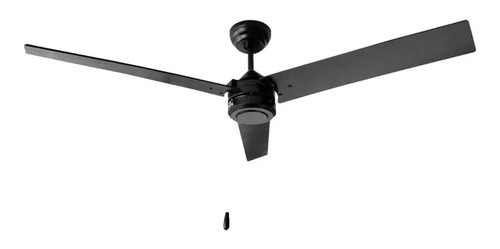 Ventilador De Techo Moderno Masterfan Nero 52pg