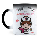 Taza Mágica Súper Enfermera Personalizada