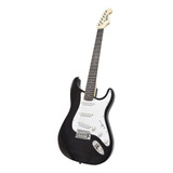 Guitarra Eléctrica Newen St St Newen De Lenga Negra Poliuretano Satinado Con Diapasón De Palo De Rosa