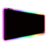 Mouse Pad Gamer Rgb Xl, Impermeable, 10 Modos De