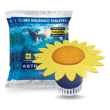 Kit 03 Tablete Pastilha 200g + Dosador De Cloro Girassol