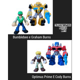 Bonecos Transformers Rescue Bots Kit C/ 4 Figuras