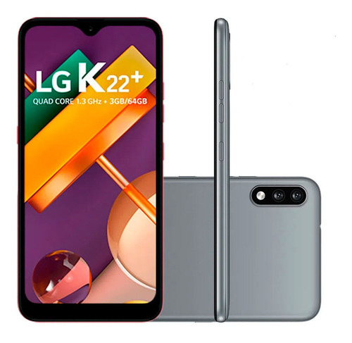 LG K22+ Dual Sim 64 Gb Titan 3 Gb Ram Original Nf