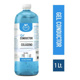 Gel Conductor Con Colágeno Facial Y Corporal 1 Litro Sane 