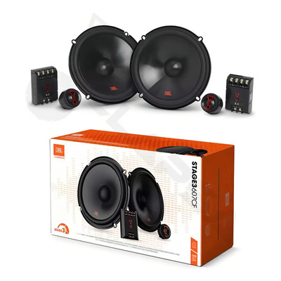 Set De Medios Jbl Stage3 607cf De 6.5 Pulgadas 50w Rms Color Negro | Envío gratis