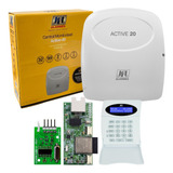 Kit Alarme Active 20 Jfl Modulo Me05 + Teclado Tec 300 + Mrf