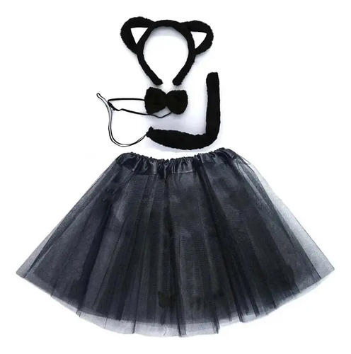Diadema Para Niños Con Forma De Gato, Cebra, Zorro, Leopardo, Orejas, Pajarita En Forma De Cola