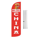 Comida China Bandera Publicitaria Con Estructura