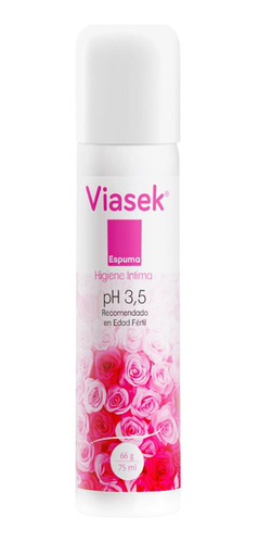 Viasek Espuma De Higiene Íntima Ph 3,5 Para Edad Fértil 75ml