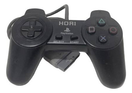 Controle Playstation 1 One Black Preto Hori Original 
