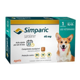 Simparic 40mg Para Cães 10,1kg A 20kg Zoetis 1 Comprimido