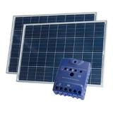 Oferta Pack X 2 Panel Solar 90w + Regulador Solar - Enertik