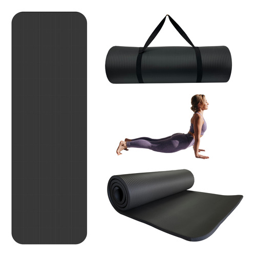 Tapete Yoga Ejercicio Gimnasia Colchoneta Mat 15mm 