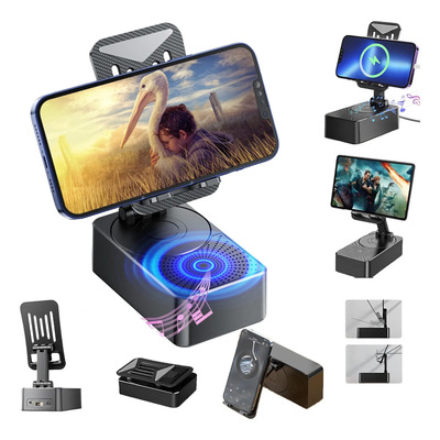 3 En 1 Bocina Bluetooth Inalámbrica Portátil Teléfono Soport