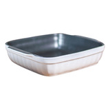 Fuente Ceramica P/horno Tipo Gres-cuadrada   P-0557-gf-bl